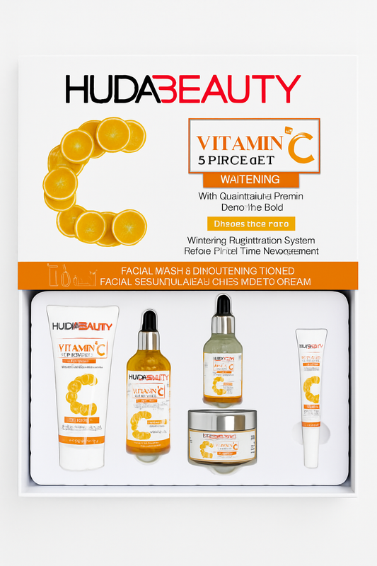 HUDA BEAUTY Vitamin C 5-Piece Skincare Set SKU: WB-UA1770